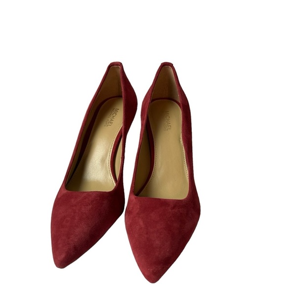 Michael kors women’s dorothy flex pump suede in color berry size 6M - Picture 6 of 8